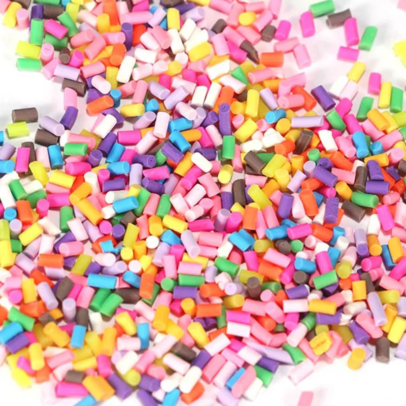 Имитация мини конфетных гранул наклейки для дизайна ногтей 3D женщин девочек дети