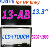 original 13 3 inch for hp envy 13 ab lcd display touch screen assembly screen replacement tested non touch 32001800