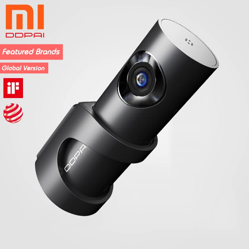 Xiaomi Mijia DDPai Mini3 DDPai Dash Cam camera 32GB английский eMMC 1600P HD запись 24H монитор парковки глобальная версия