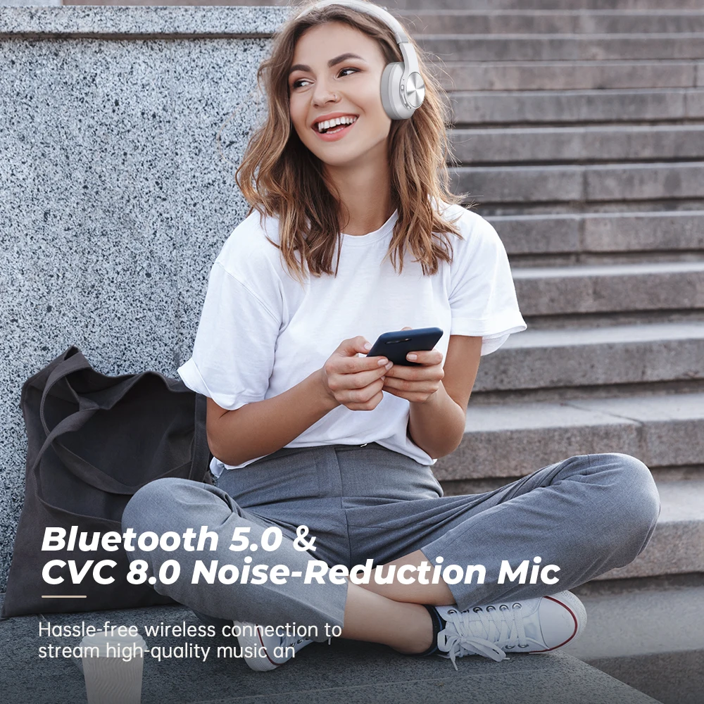 Накладные наушники VANKYO C751 с активным шумоподавлением Беспроводная Bluetooth