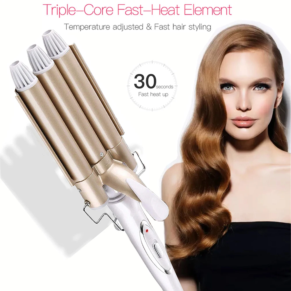 Curling Iron Hair Iron Rotating Electric Hair Curler Irons Professional Looper Hair Curlers Styling Tools Big Hair Waves Wand