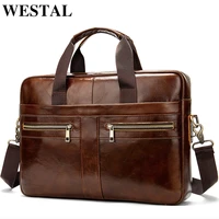 westal bag mens genuine leather briefcase male man laptop bag natural leather for men messenger bags mens briefcases 2019