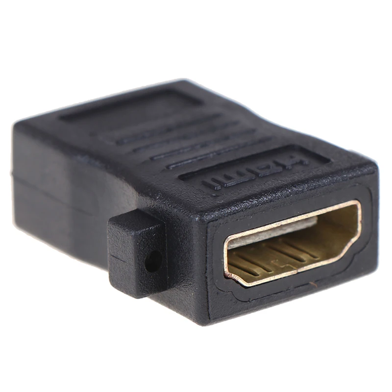 Панель HDMI адаптер Мама-мама может быть закреплена через головку female с резьбовым