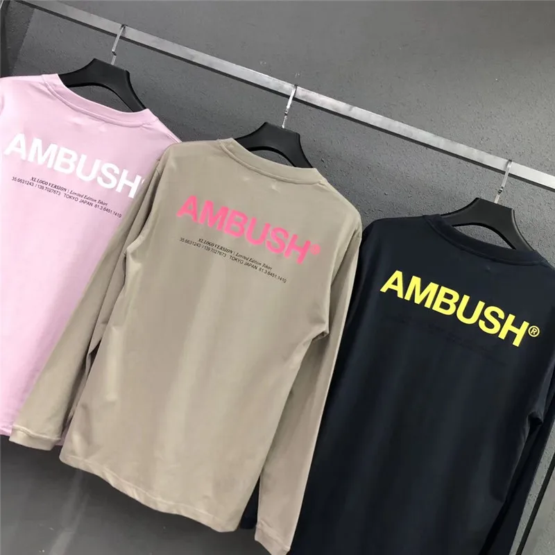 Мужская футболка с длинным рукавом 1:1 лучшее качество женская и мужская летняя