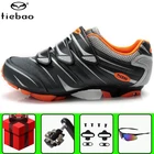 Велосипедная обувь Tiebao, профессиональные мужские кроссовки, самоблокирующаяся обувь для триатлона, педаль, SPD, для горных велосипедов