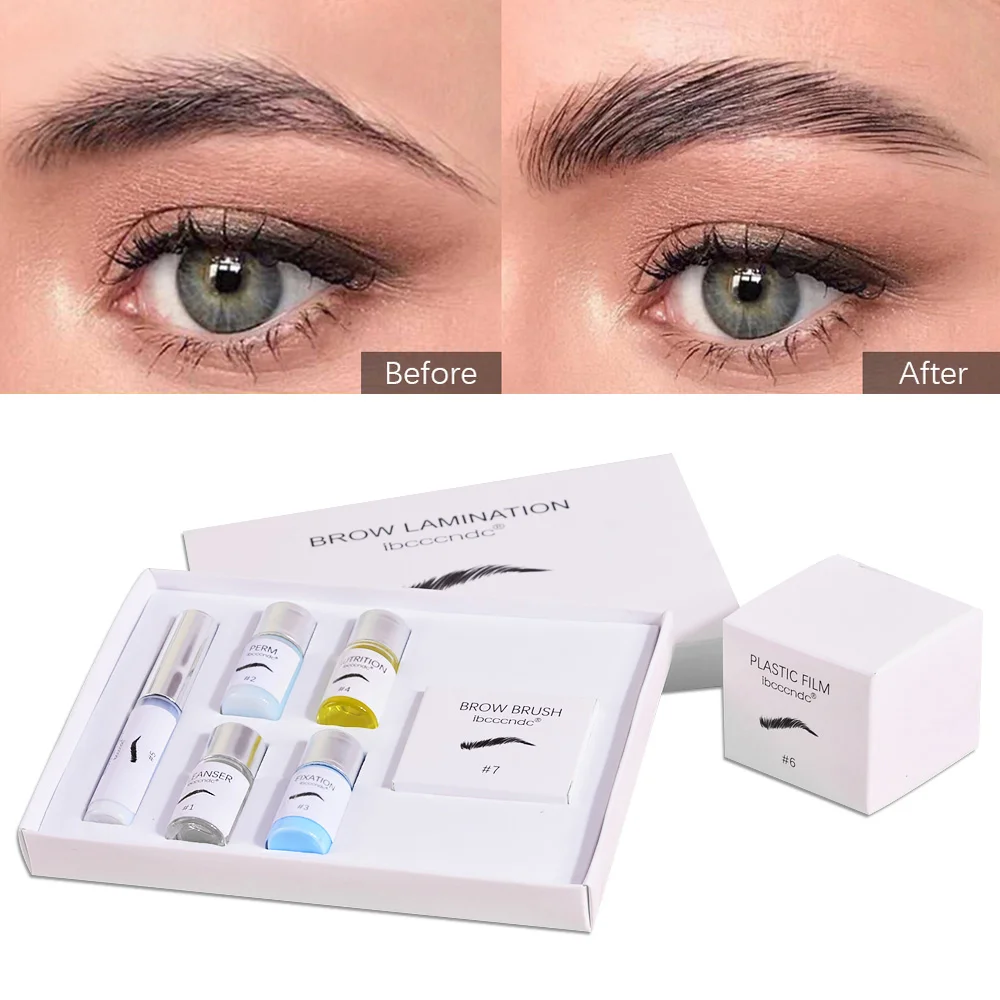 10 Set Semi-pernament Brow Lift Kit Eyebrow Lamination Kit Styling Perming Setting Curling Brow Lash Lamination Eyebrow Lifting