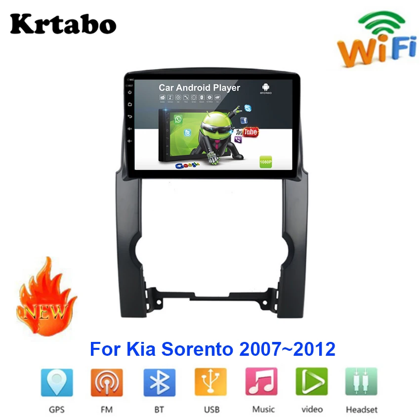 Автомобильный радиоприемник Android мультимедийный плеер для Kia Sorento 2007 ~ 2012