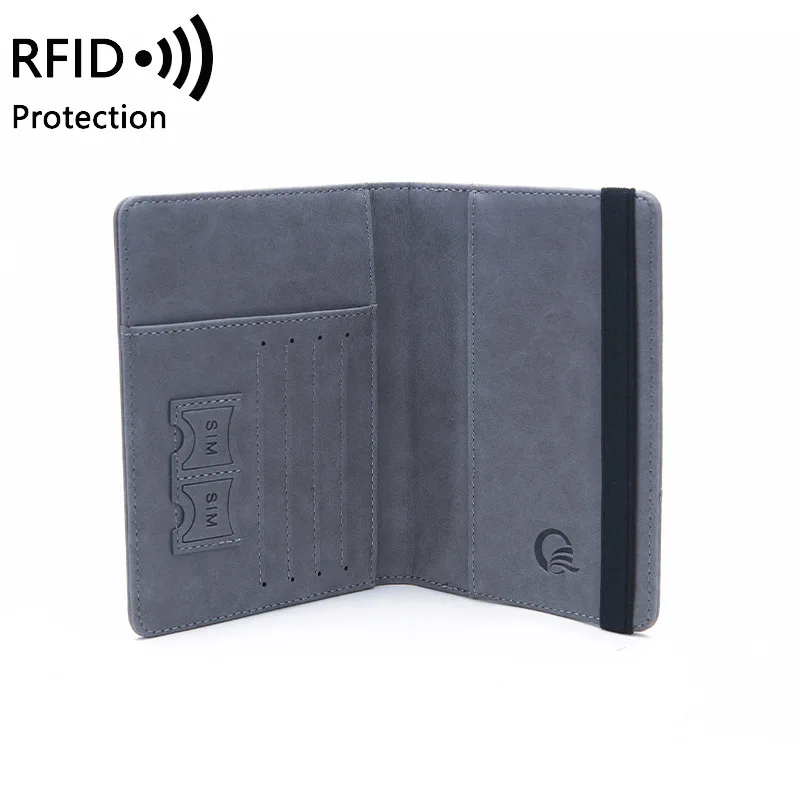 2021 новинка из искусственной кожи защитой RFID Обложка для паспорта карман
