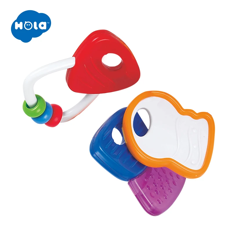 HOLA TOYS 306E силиконовый Прорезыватель для зубов для малышей, кольцо для прорезывания зубов, подарок для прорезывания зубов, игрушки для малышей, подарки для детей