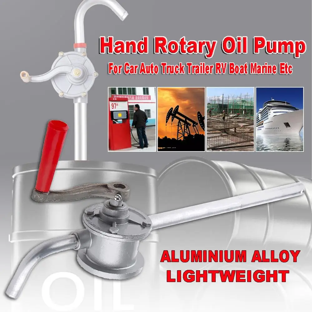 

Motorcycle Hand Rotary Oil Pump Manual Hand Crank Rotary Pump Oil Fuel Transfer For Car Auto Truck Trailer RV Boat Marine Etc