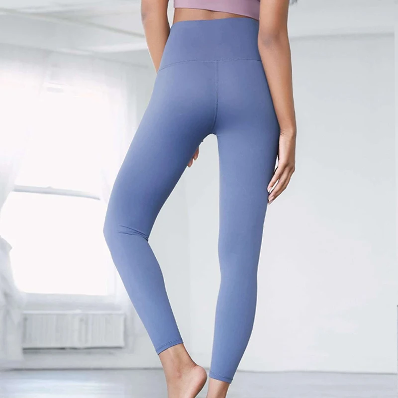 

Hot sale women yoga wear pants high waisted workout leggings for fitness running