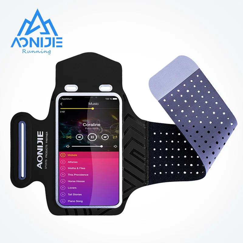 AONIJIE A892 Water Resistant Cell Mobile Phone Sports Running Armband Arm Bag Jogging Case Holder Cover For Fitness Gym Workout