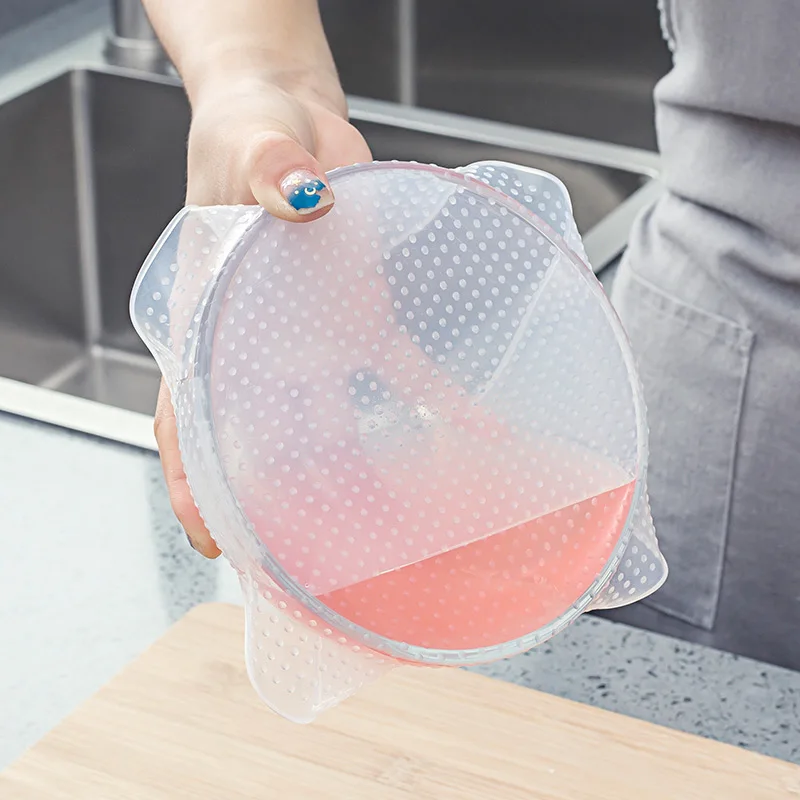Силиконовые крышки для чашек многоразовая эластичная пленка сохранения