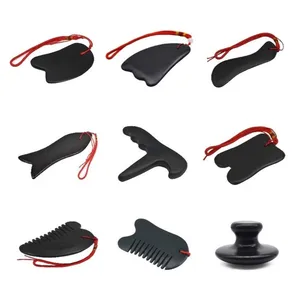 Традиционный натуральный камень Bian, массажер тела и лица доска для скрапа, акупунктурный массаж, забота о здоровье, скребок для красоты, инструмент, оптовая продажа