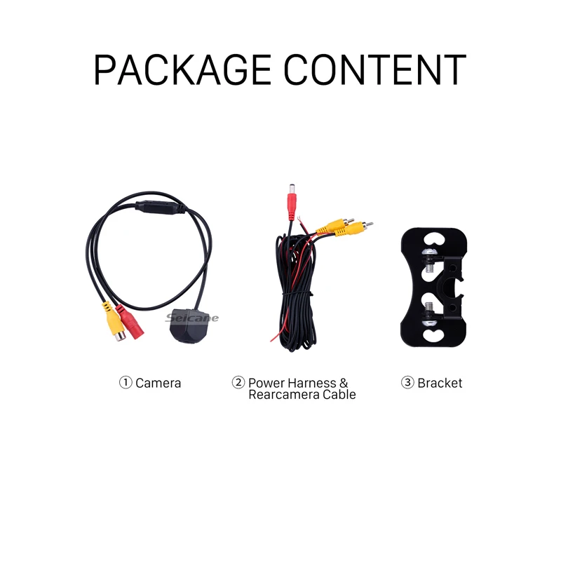 Камера заднего вида Seicane AHD HD универсальная Водонепроницаемая Система помощи при