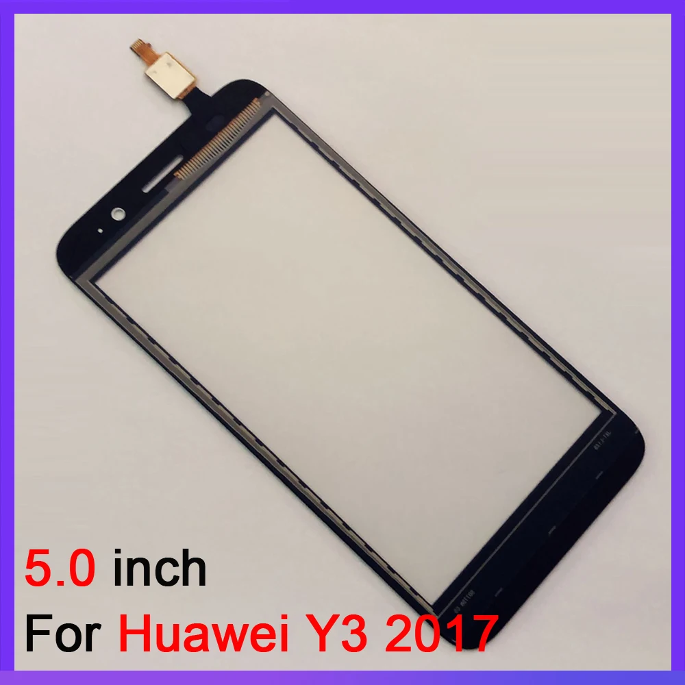 5 0 &quotдюймов сенсорный экран стекло для Huawei Y3 2017 CRO U00 L02 L22 дигитайзер Сенсор