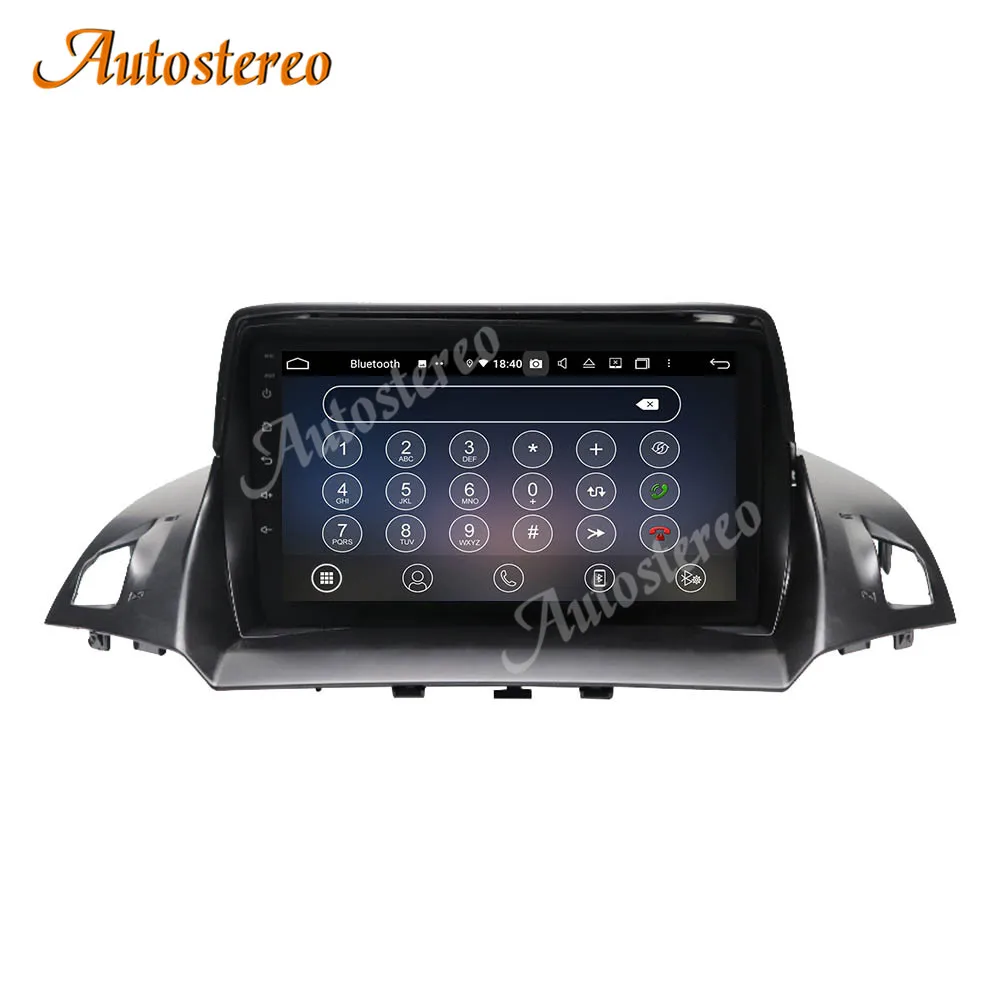 Kaufen Android 10,0 Carplay 4 + 128GB Für Ford Kuga 2013-2018 Auto GPS Navigation Auto Radio Multimedia Player Band Recorder Kopf Einheit IPS
