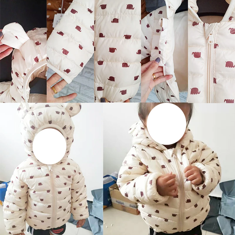 Новый детский зимний комбинезон зимняя хлопковая куртка детская одежда для