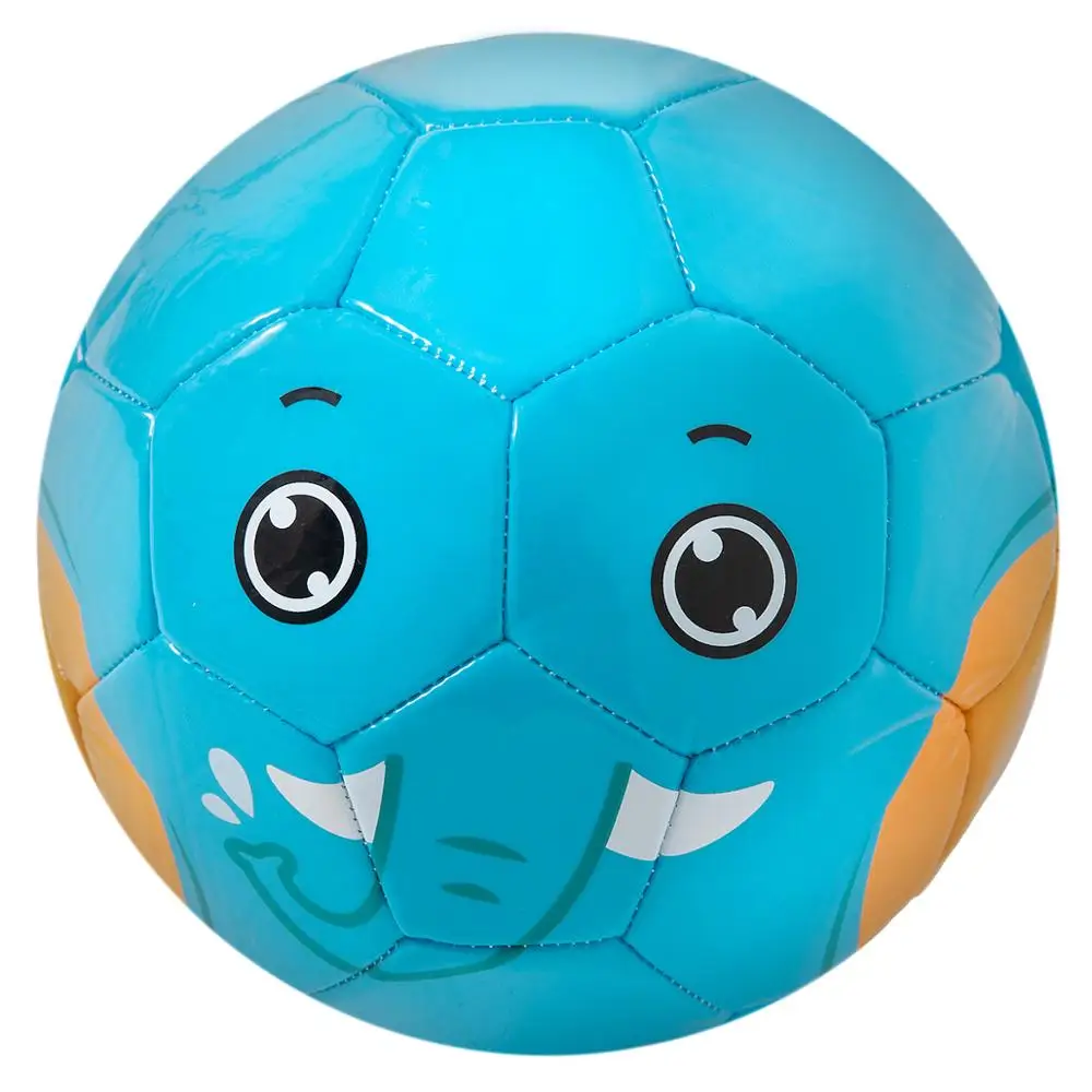 

Small Soccer Ball Mini Football Size 1.5/3 Toddlers Hand Grasp Toy Indoor Outdoor High Quality Soft TPU Cartoon Elephant Pattern