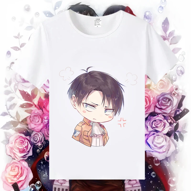 Летняя футболка с коротким рукавом для косплея из атаки на Титанов|Костюмы аниме|