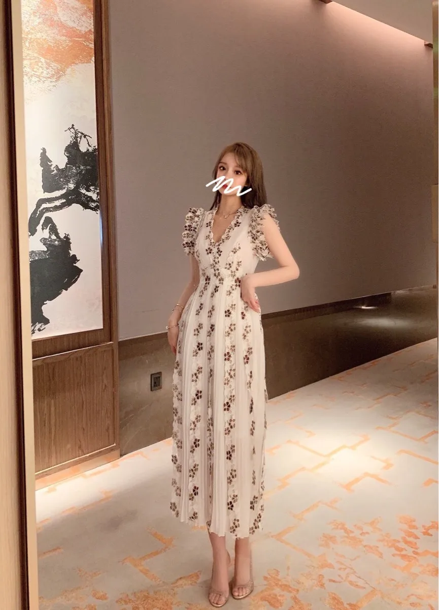 Женское платье в дворцовом стиле Feifei белое длинное для вечевечерние во