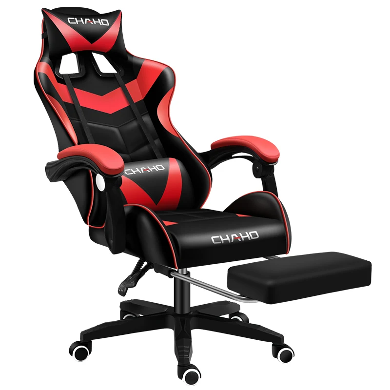 

Home backrest reclining office comfortable sedentary RBG LED Black oficina gaming computer chair sillas gamer