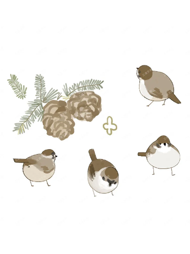 

Landscaping Pet Journal Masking Tape Paper Fairy Tale Animal Kaji Raccoon Rabbit Bird Truck Castle