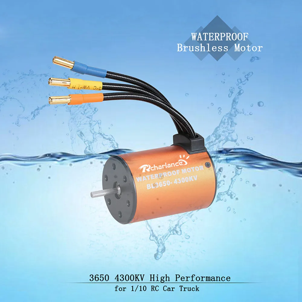 HIINST водонепроницаемый BL3650 4300KV бесщеточный двигатель + 60A ESC комбинированный набор