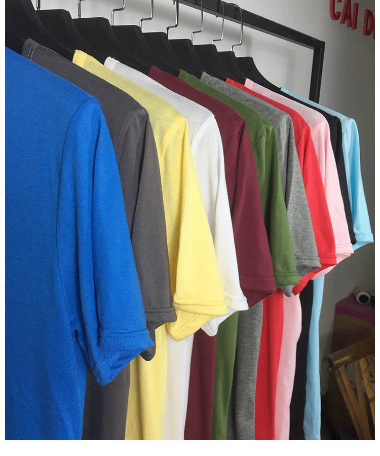 

Summer new hot sale high-quality cotton men's T-shirt, unisex, minimalist style, campus unisex, comfortable and breathable O-nec