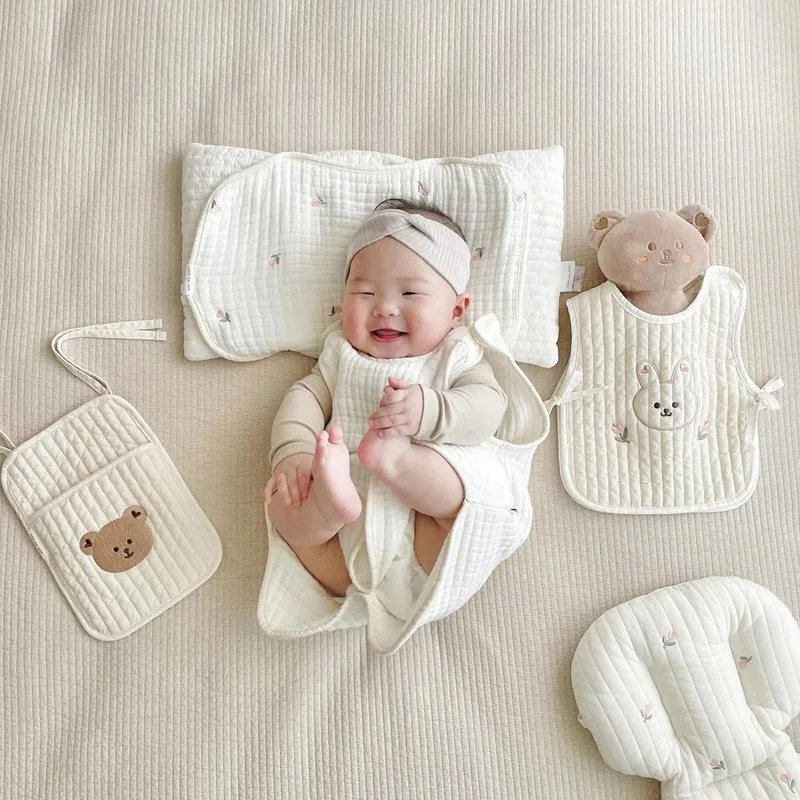 INS детская кроватка с подвесным карманом из хлопка для детской кроватки|Сумки