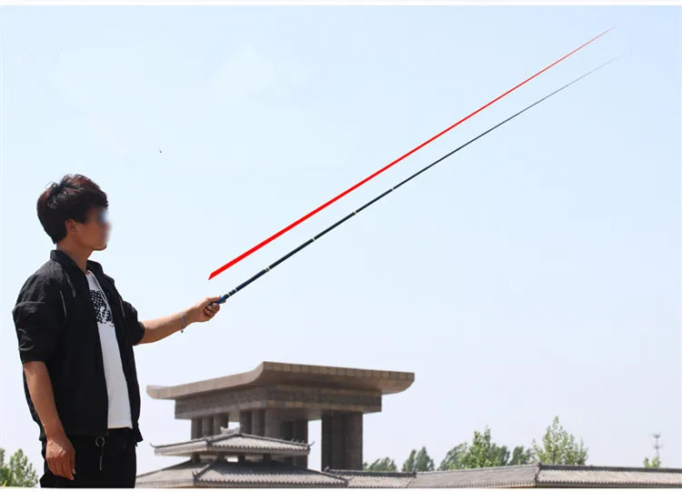 Carbon Fiber Fishing Pole Ultra-light Carp Rod Telescopic Positioning Fish 3.6M 4.5M 5.4M 6.3M 3 position Tackle | Спорт и