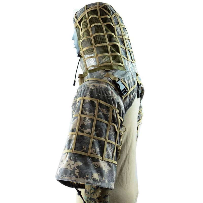 ГОРЯЧАЯ HG Sniper Ghillie Suit Foundation Ripstop камуфляж тактический Hood|Куртки для тренировок| |