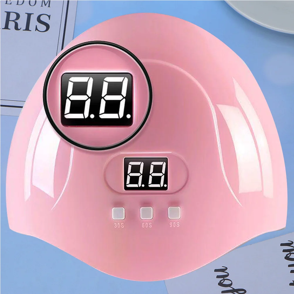 

1PC 54W Smart Sensor Manicure Lamp Portable UV LED Nail Art Lamp Dual Light Sources Nail Dryer USB Nail Polish Light-curing