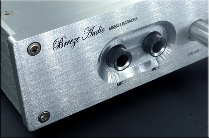 KYYSLB 220V M65831 усилитель PreampJRC5532 Op Amp Цифровой караоке машина преамп караоке-борд OPA275 усилитель PreamplifierHIFI