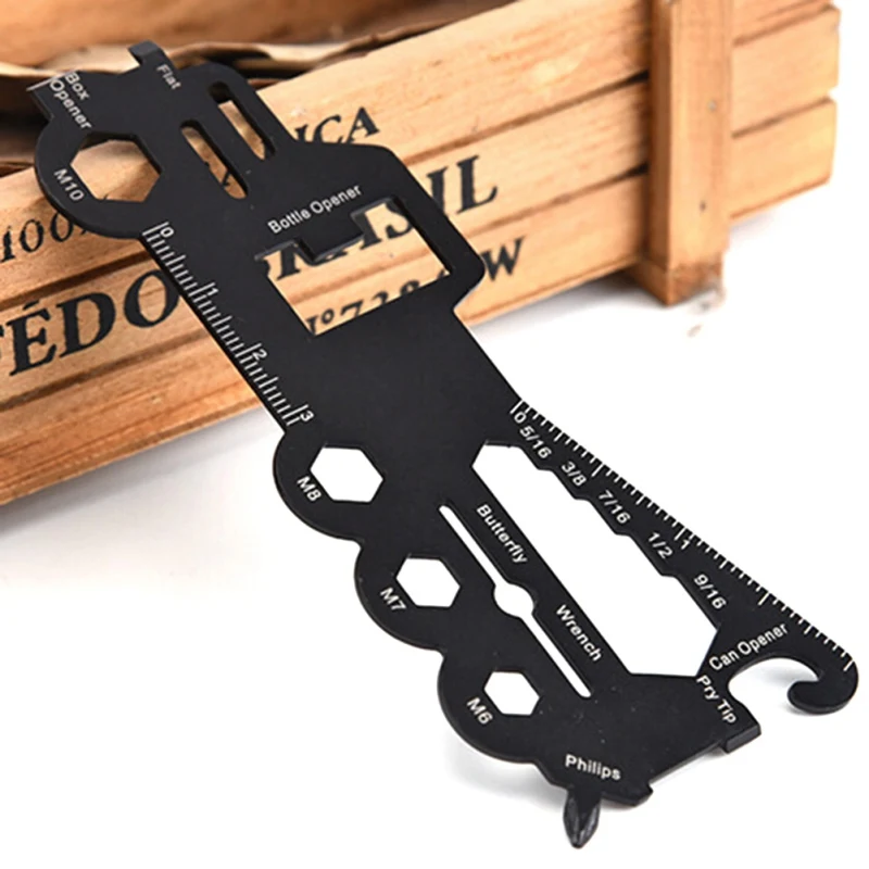 

W Multi-function Mini Portable Emergency Cards Outdoor Camping Toolcardunting Survival Military Card