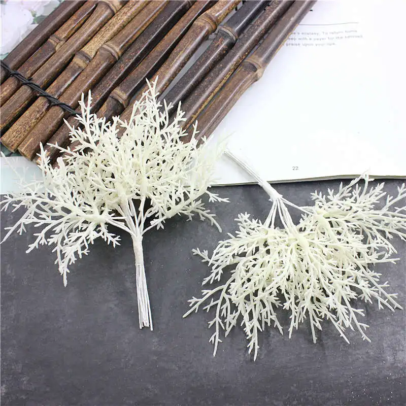 10 пьезы растений искусственно баратас хохас де Navidad jarrones para Decoracion del hogar Accesorios nupciales de la boda de
