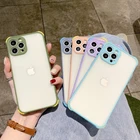 Чехол для телефона для OPPO F17 Pro A73 A93 A32 A53 A31 A52 A72 A92 2020 5G A53S A92S A91 F15 A8 матовый прозрачный четырехугольный TPU Защитный чехол