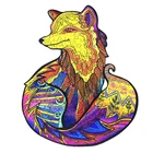 Высококачественные 3D головоломки, деревянные головоломки, каждая деталь в форме животного, карта, детские игрушки, подарки, Семейная Игра-пазл, украшение для дома