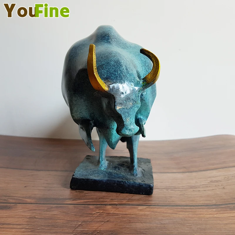 

Abstract Wall Street Bull Sculpture Bronze Charging Bull Statue Bronze Bull Sculpture Stock Market Art Office Animals Decor