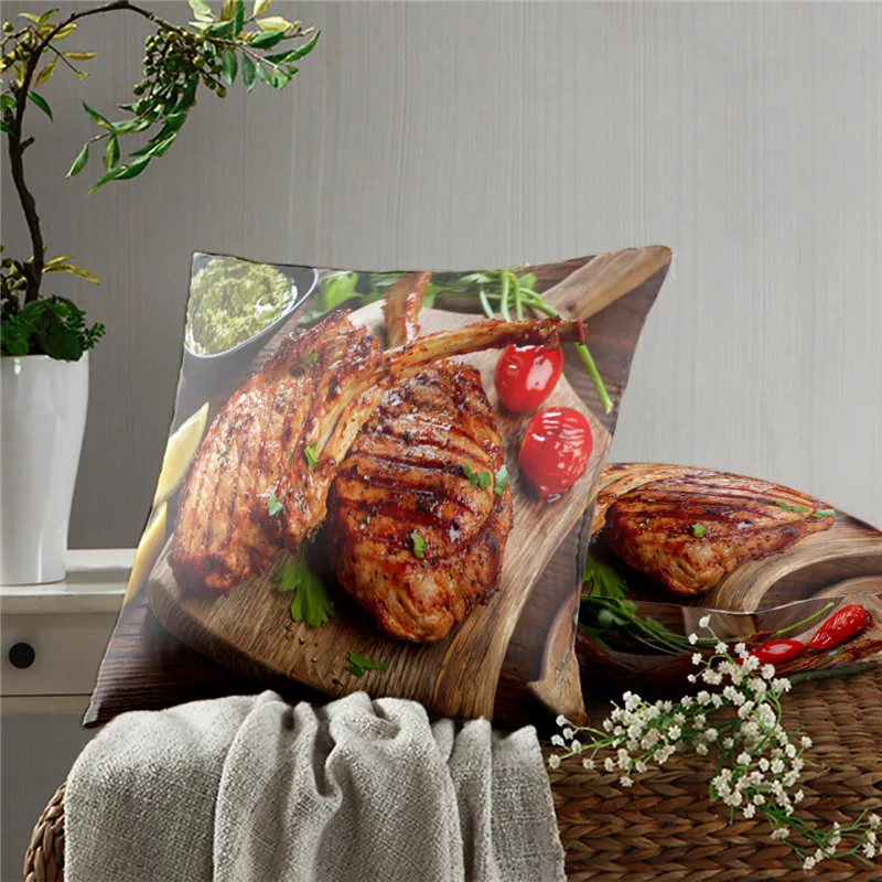 

Вкусные подушка в виде еды Чехол украшения диванной подушки Чехол постельная подушка чехол украшение дома автомобиля Подушка Чехол