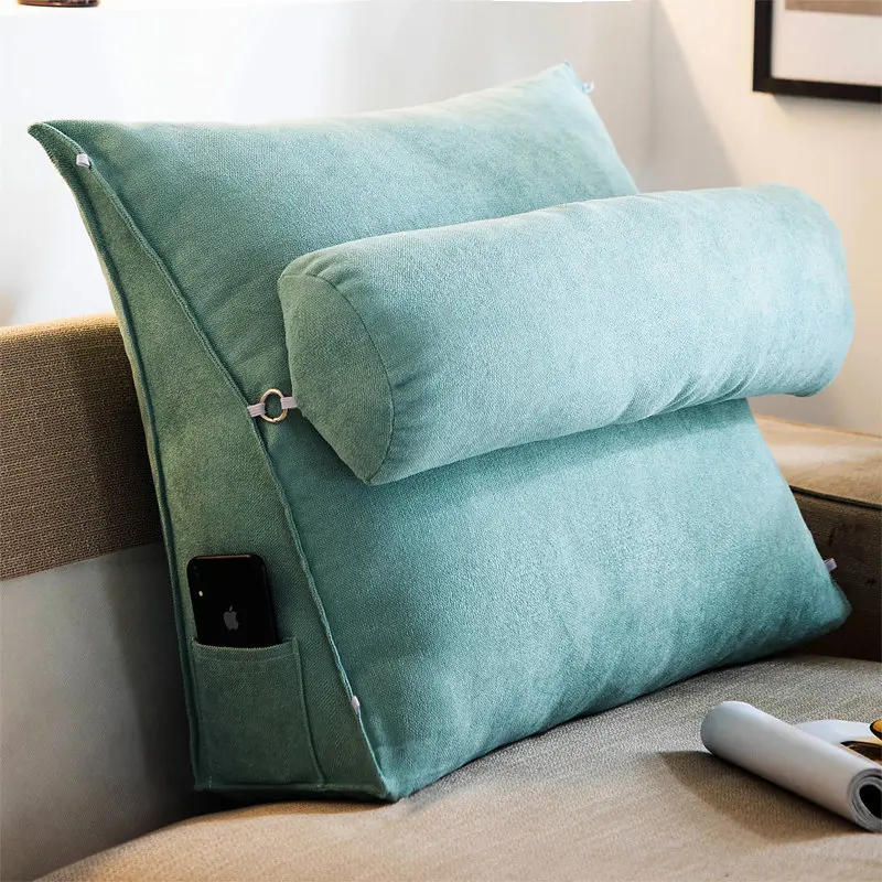 

Triangle Swing Chair Cushion Bedroom Bedboard Waist Pad Beach Sun Lounger Pillows Soft and Comfortable