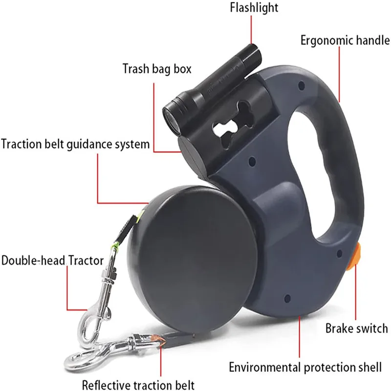 Нейлоновый поводок с двойной головкой 360 градусов | Дом и сад