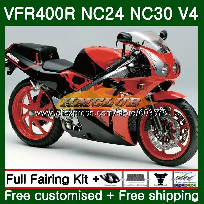 VFR400 R для HONDA VFR400R 1987 1988 1989 1990 1991 1992 наличии красный 98CL. 37 ЛРВ 400 NC24 NC30 87 88 89 90 91 92