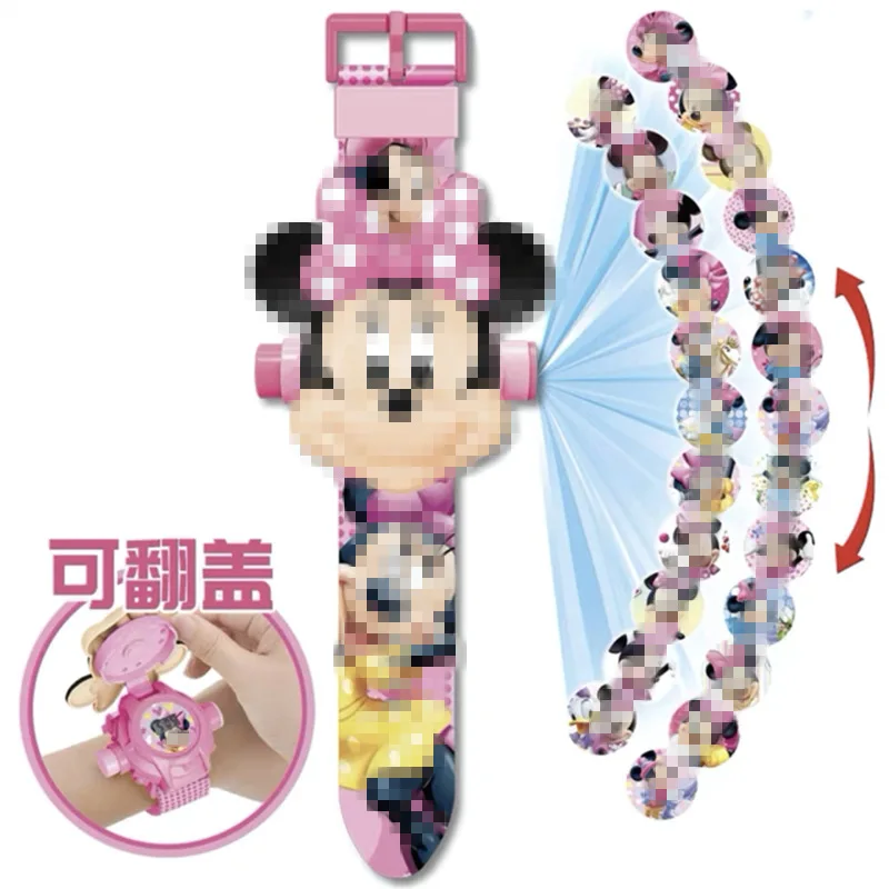 

Cartoon Children's Watches The 3D Projection Cartoon Princess Digital Kids Toy Watch Birthday Gifts Reloj Infantil