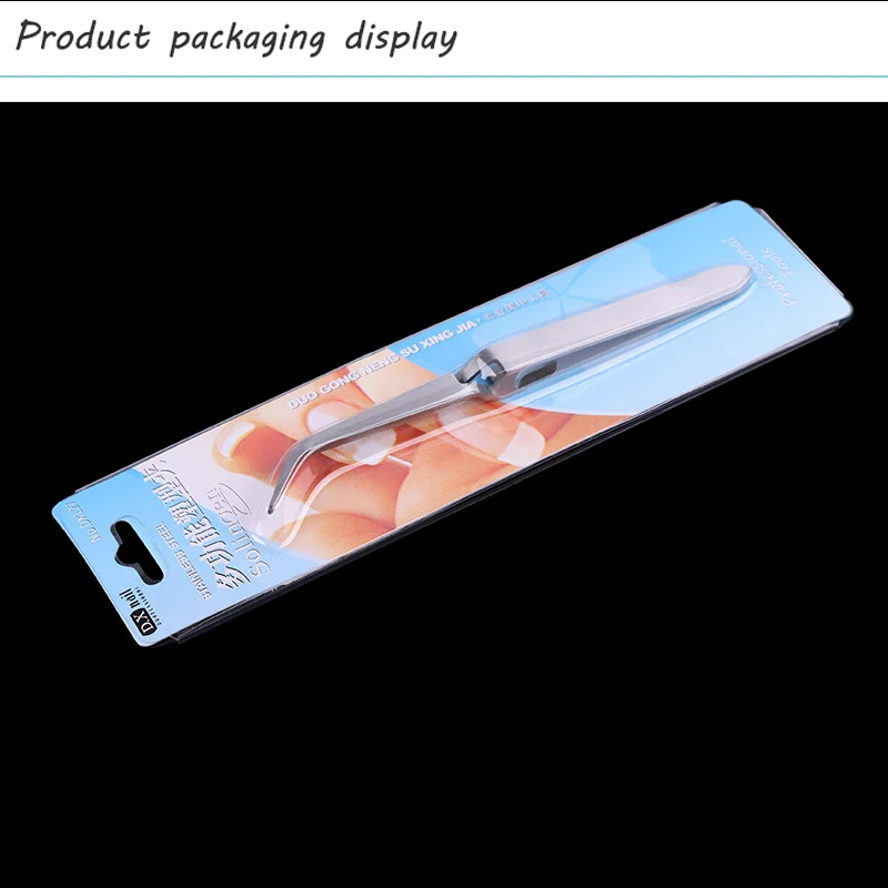 Профессиональный зажим для ногтей пинцет из нержавеющей стали щипцы УФ геля