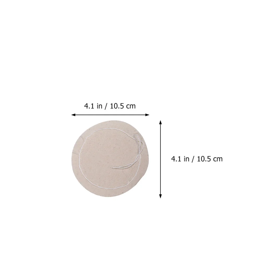 

20pcs Coffee Replacement Filter Cotton Cloth Coffee Maker Accessory (Beige)