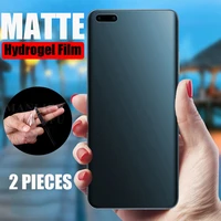 matte hydrogel film for samsung galaxy s21 ultra s20 plus s10 screen protector s20 fe note 20 ultra s21 a52s a72 a71 not glass
