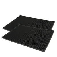 2 pieces 30x15cm rubber beer bar service spill mat water proof pvc mat kitchen tool