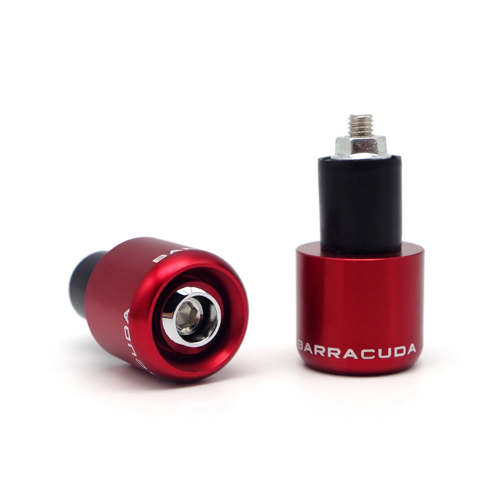 Red Handlebar Ends Рукоятки на руль мотоцикла 22 мм гоночного мотора для bajaj донар 400 ducati monster 1200 suzuki gsx s750 kawasaki kx250f - Цвет: Red Handlebar Ends