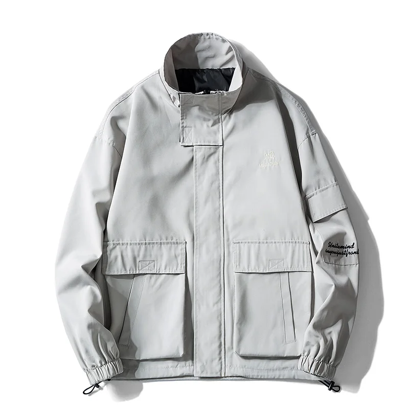 Модная мужская бейсбольная куртка в стиле хип хоп осенняя Повседневная бомбер на